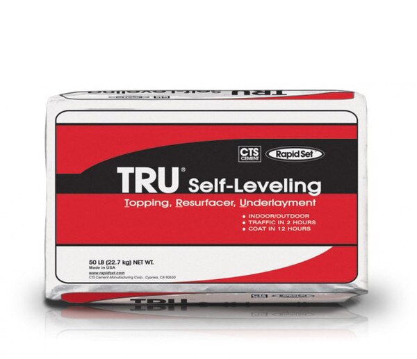 Img of Rapid Set TRU Self Level per Bag of 50 Pounds - Gray